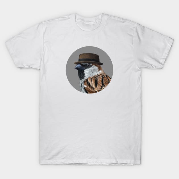 House sparrow T-Shirt by Mikhail Vedernikov